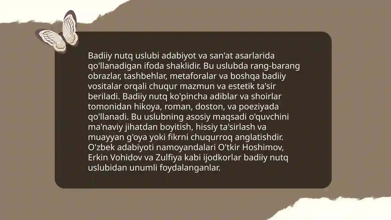Nutqning uslubiy shakllari 4