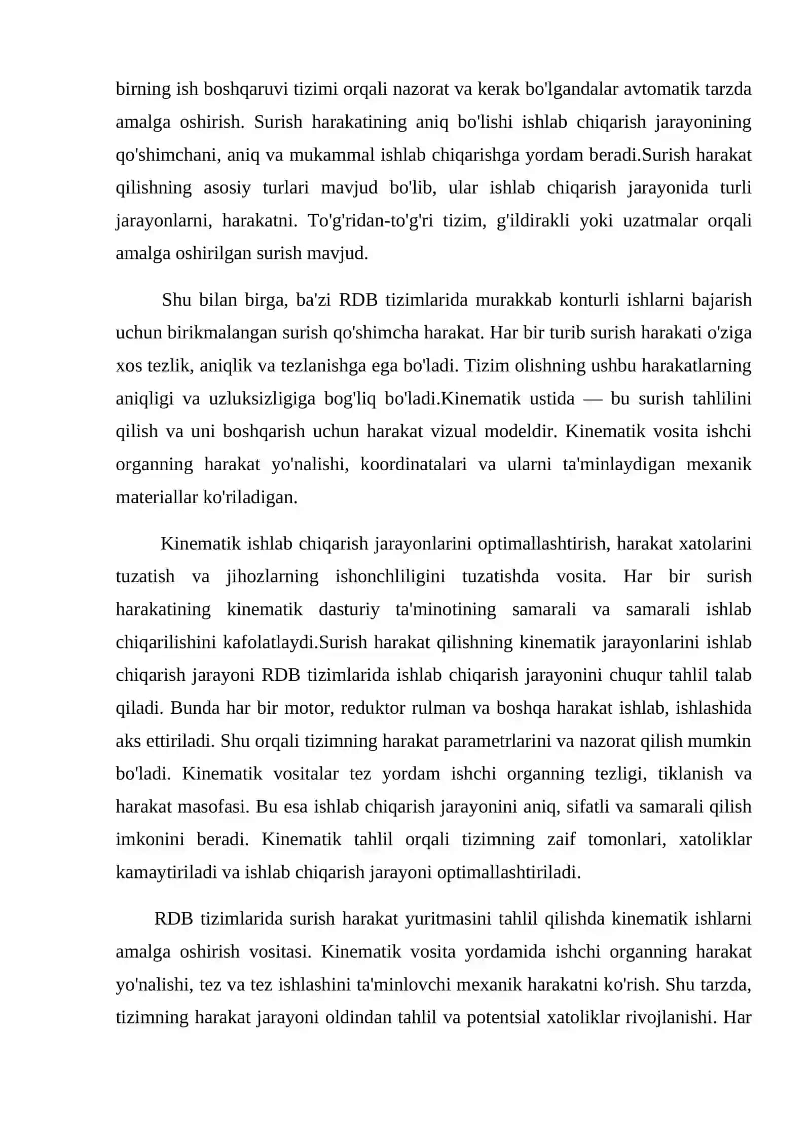 RDB (raqamli dastur bilan boshqariladigan) texnologik jihozlar 4