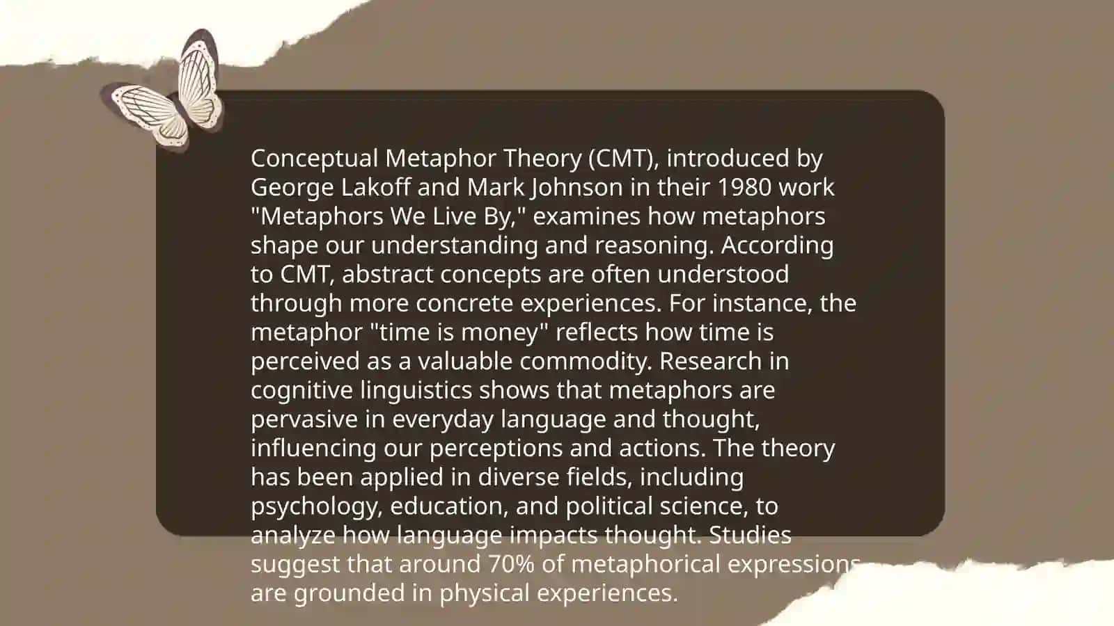 Cognitive study of metonomy and metaphor 4