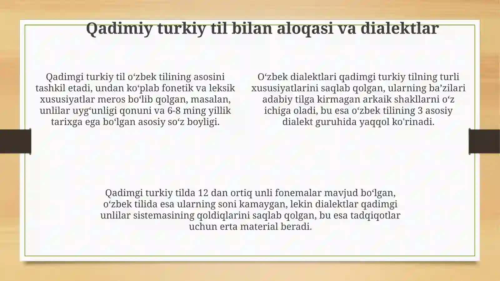 O'zbek tili derivatsiyasi 4