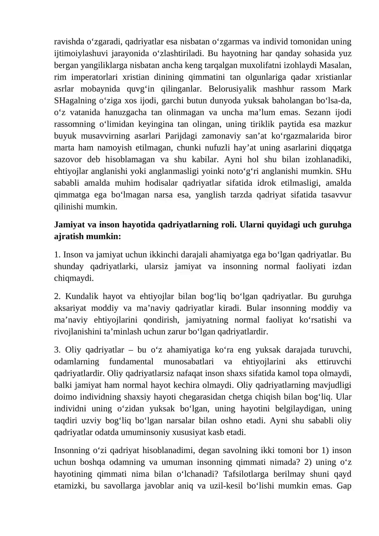 Qadriyatlar falsafasi (aksiologyia) 4