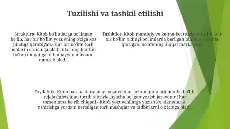 Yozish KoʻNikmasi 4