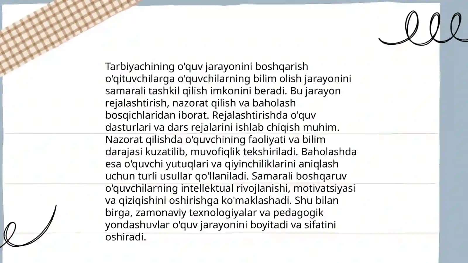 Frontal mashg'ulotlar tashkili 4
