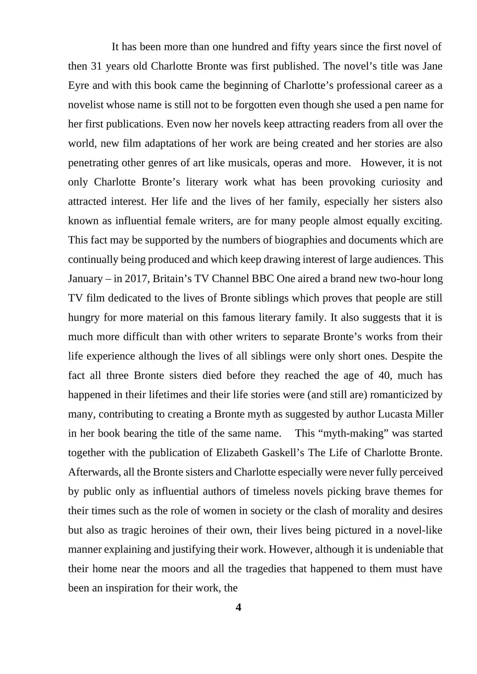 Charlotte Bronte 4