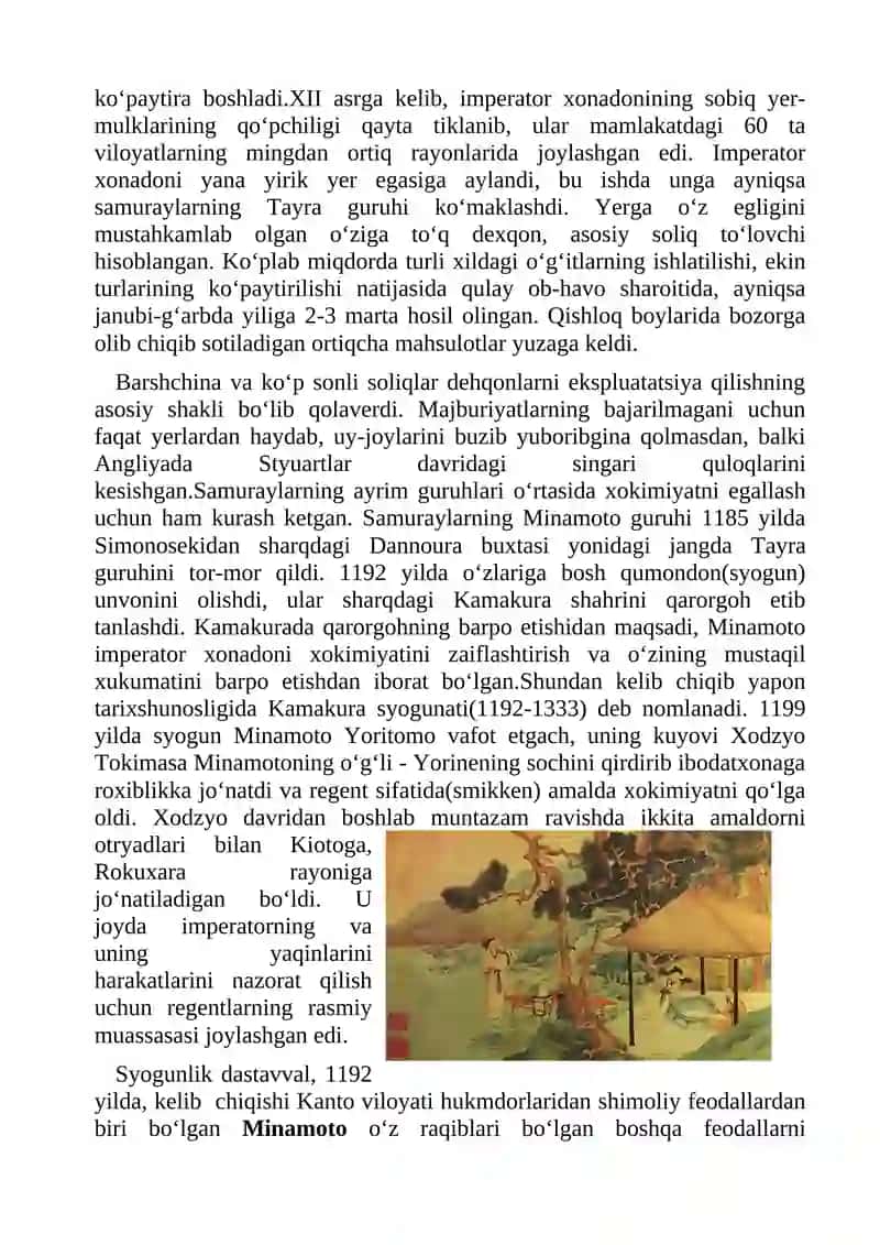 XI-XV asrlarda Yaponya 4