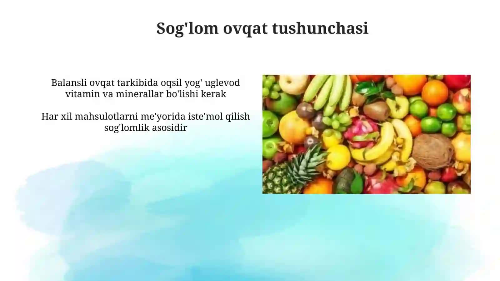 Sog'lomovqatlanish 4