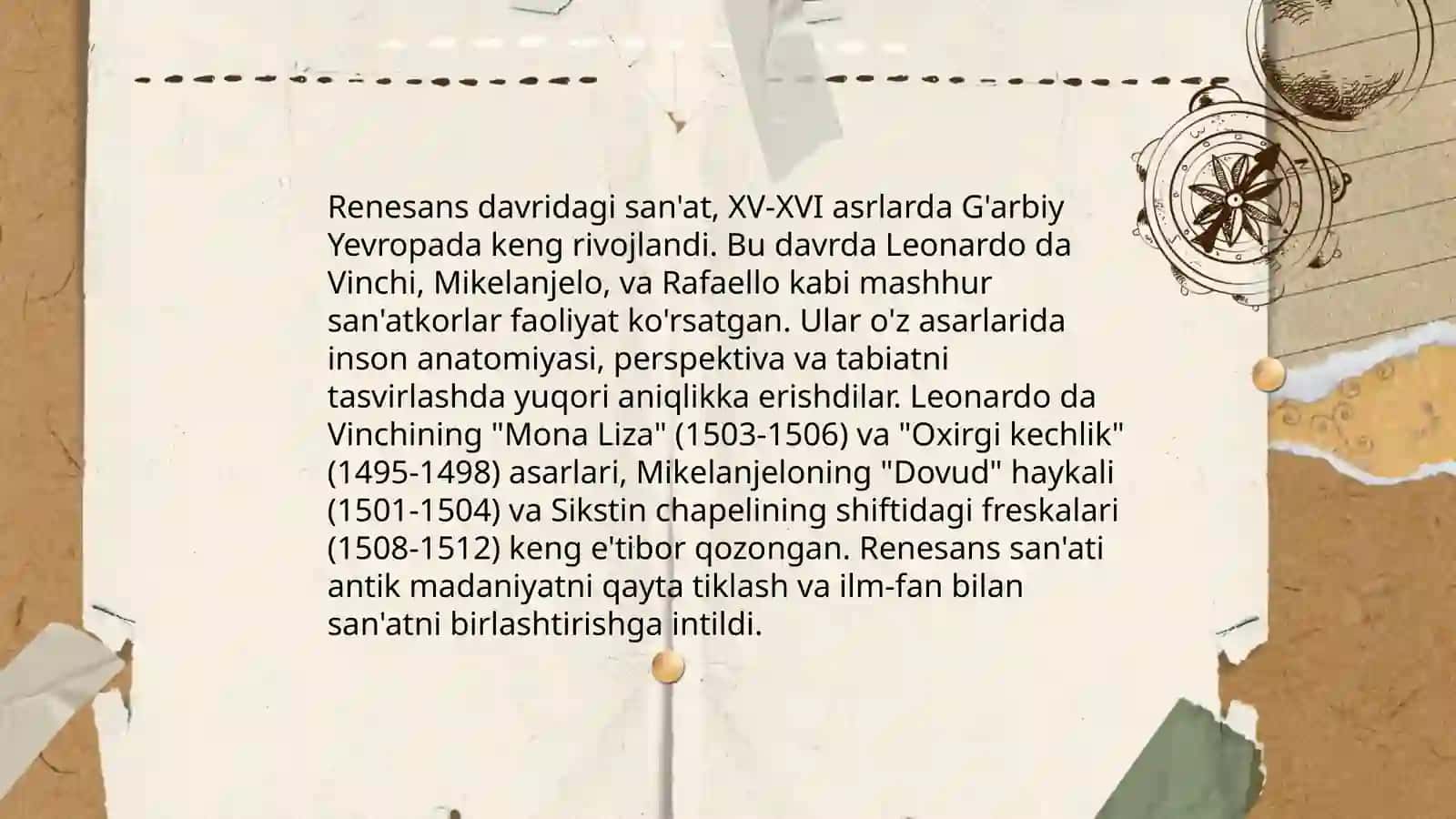 Renesans uygʻonish davri 4