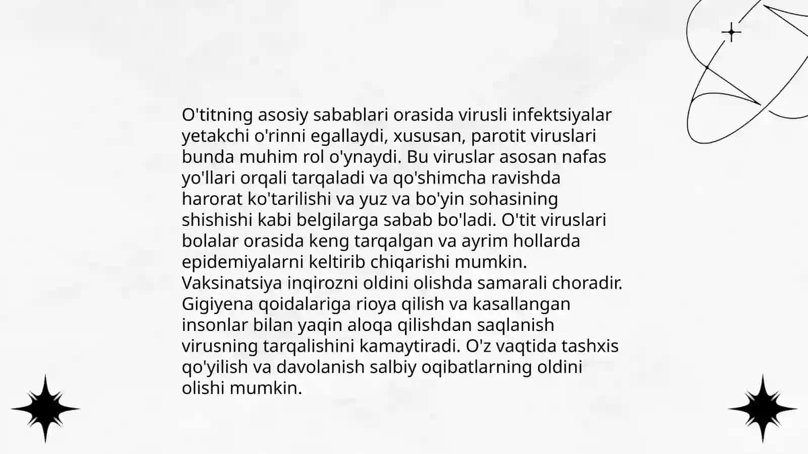O'titning turlari 4