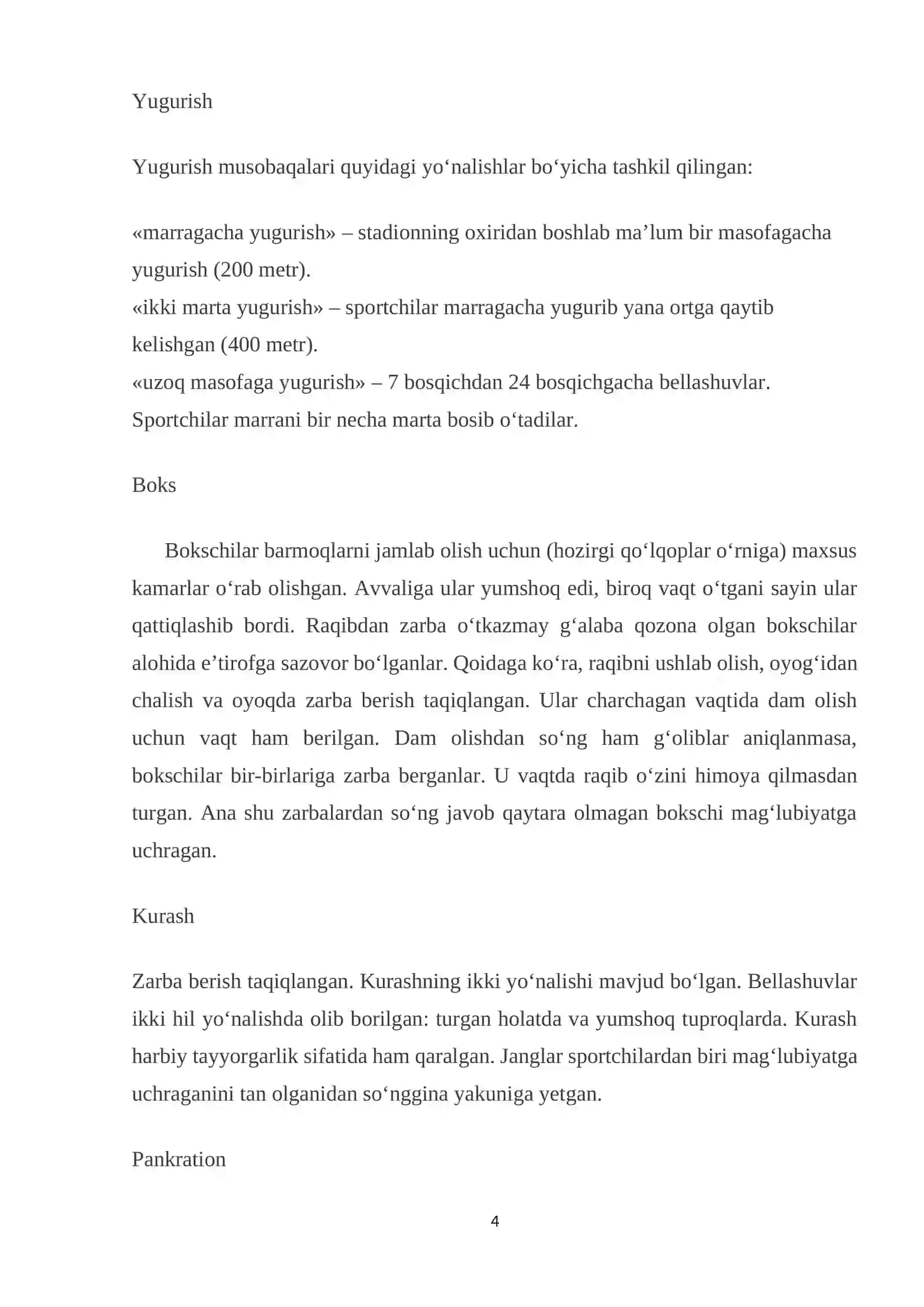 Olimpiya o‘yinlari tarixi 4