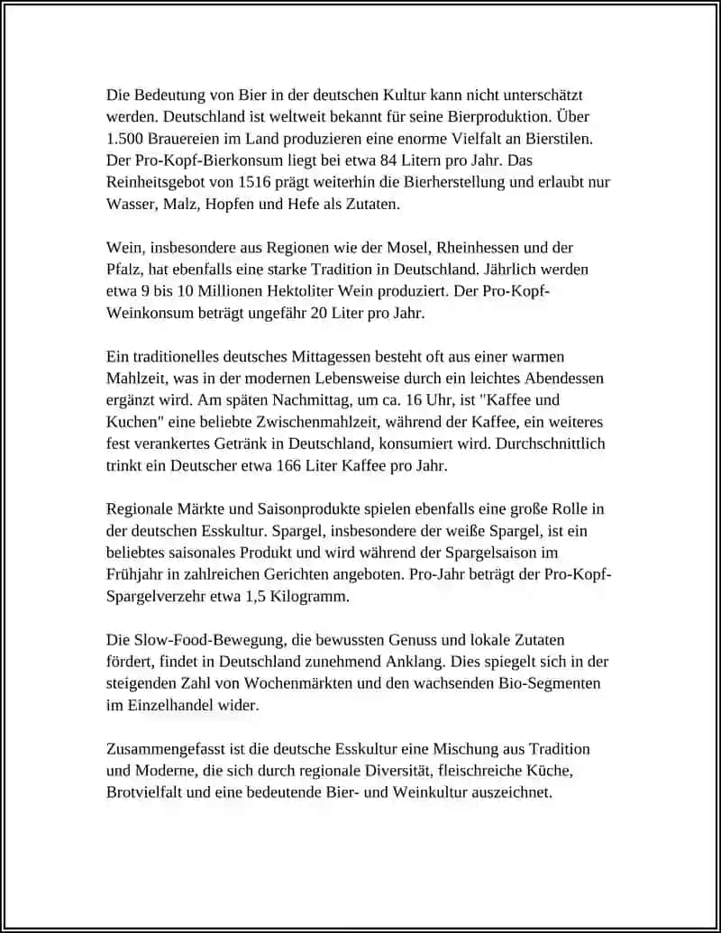 Deutsche Esskultur 4