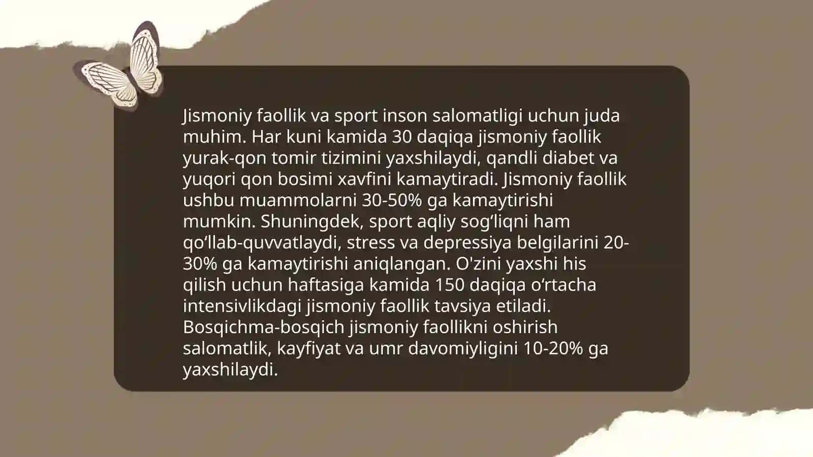 Jamoada sogʻlom turmush tarzini targʻibotini tashkil qilish 4