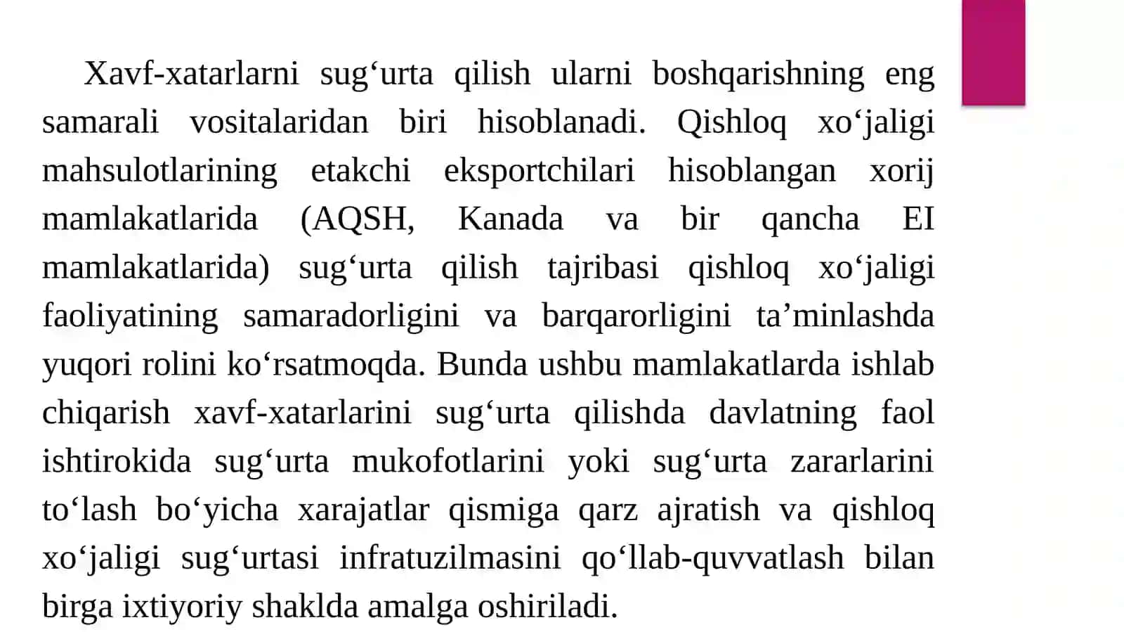 QISHLOQ XO‘JALIGINI SUG‘URTALASH 4