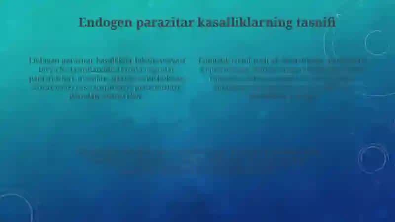 Endogen parazitar kasalliklar 4
