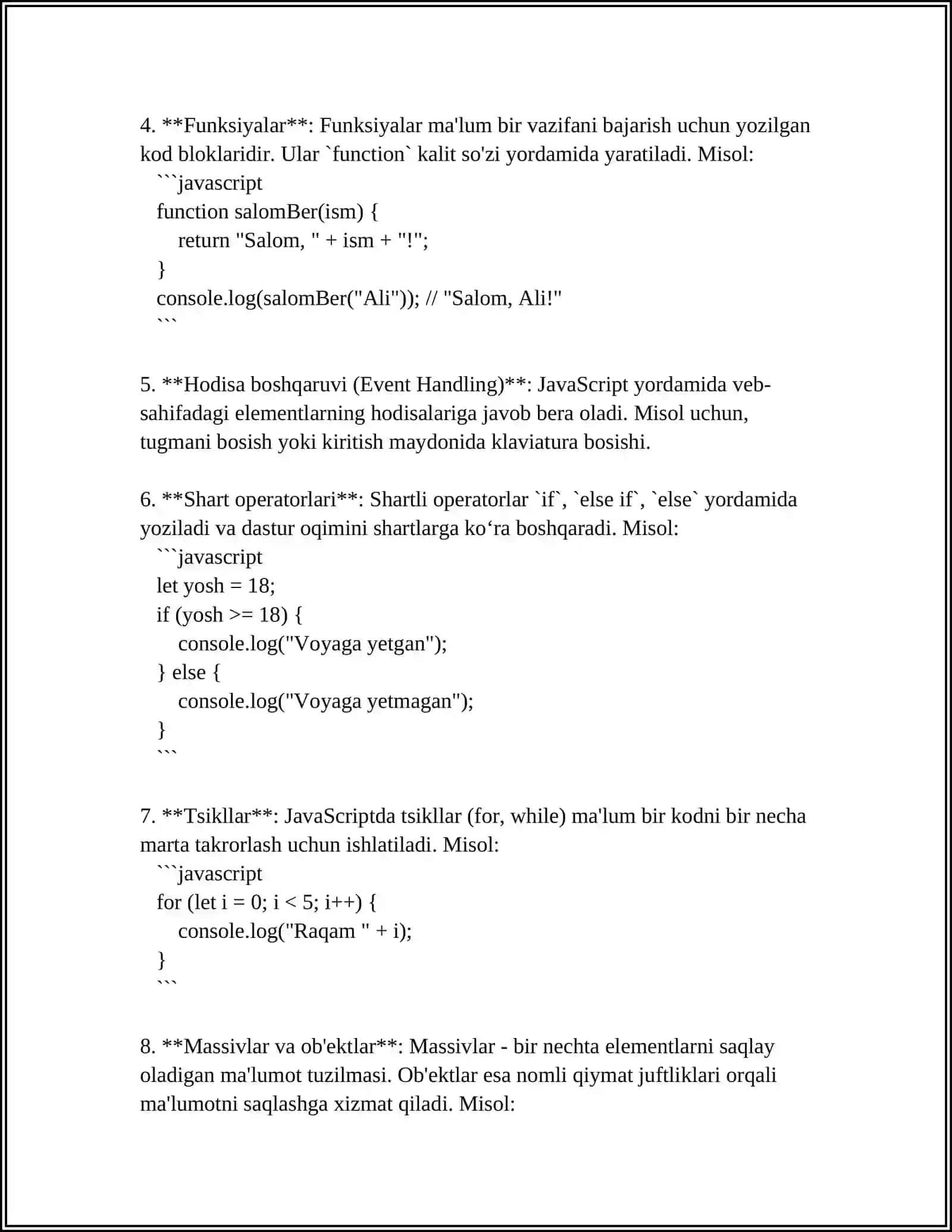 JAVASCRIPT 4