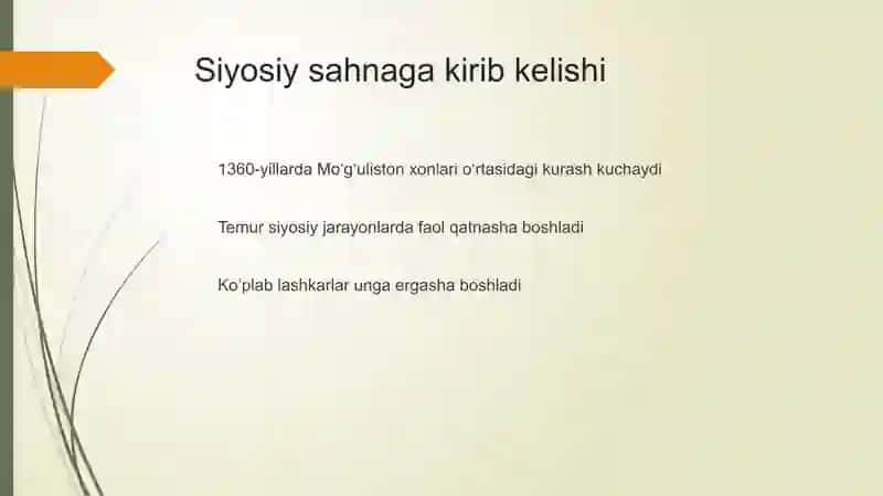 "O‘zbekistonda Amir Temur hayoti" 4