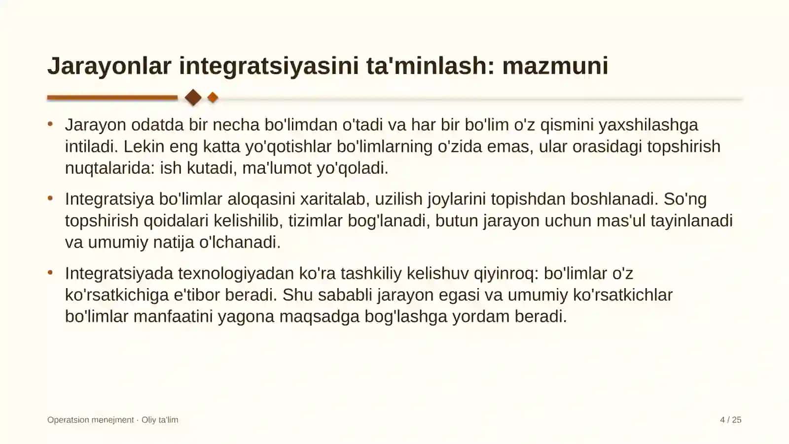 Elektronika sanoatida jarayonlar integratsiyasini ta'minlash 4