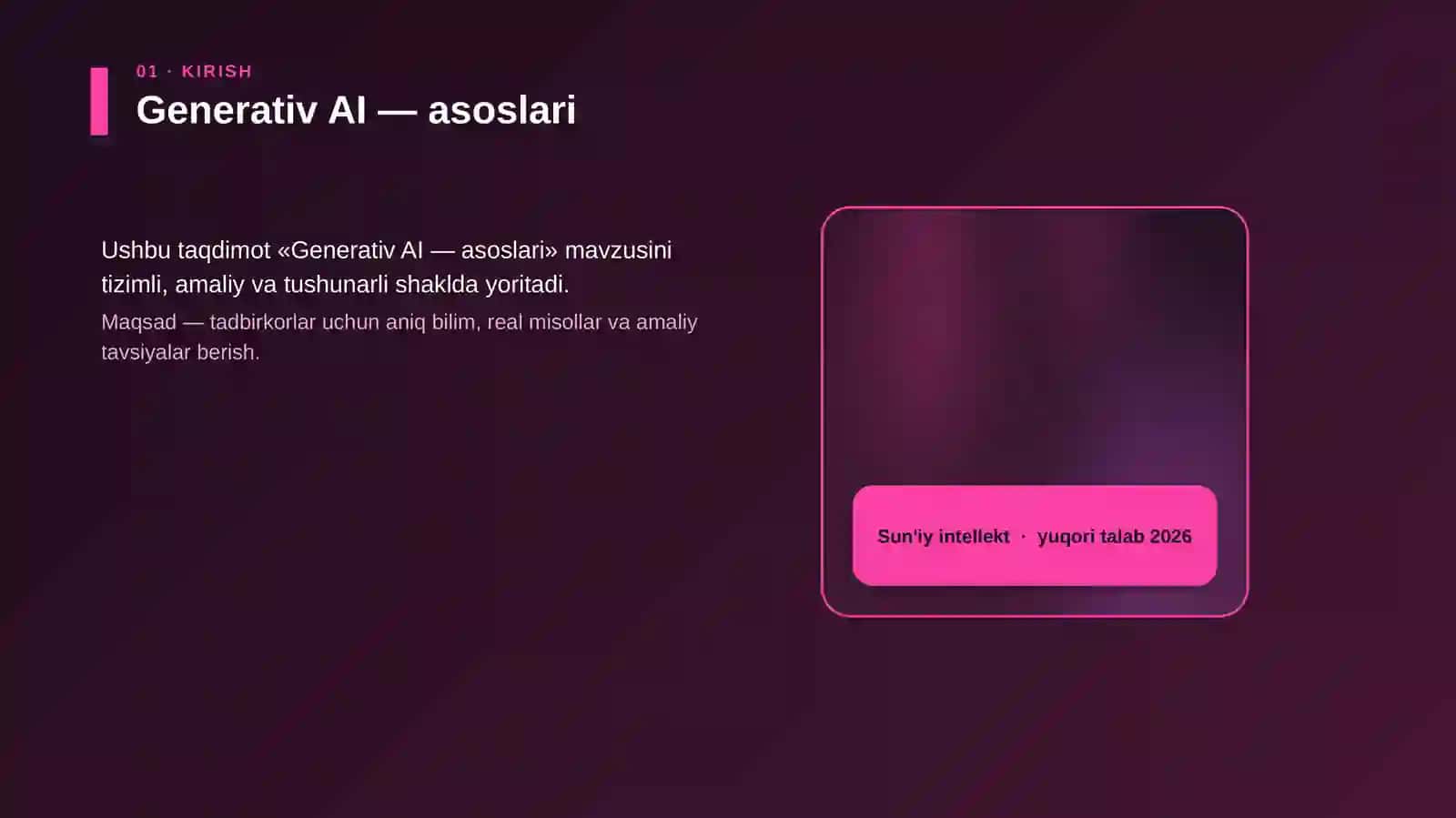 Generativ AI — asoslari 4
