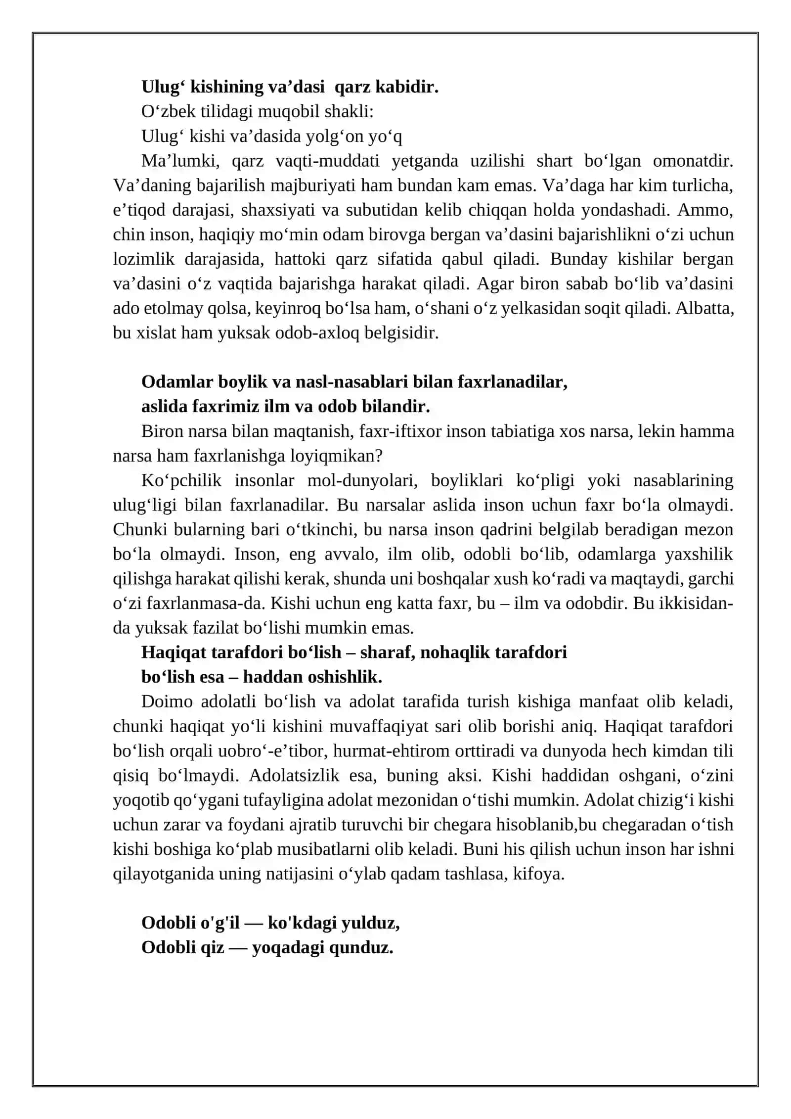 XALQ PEDAGOGIKASI FANIDAN 4
