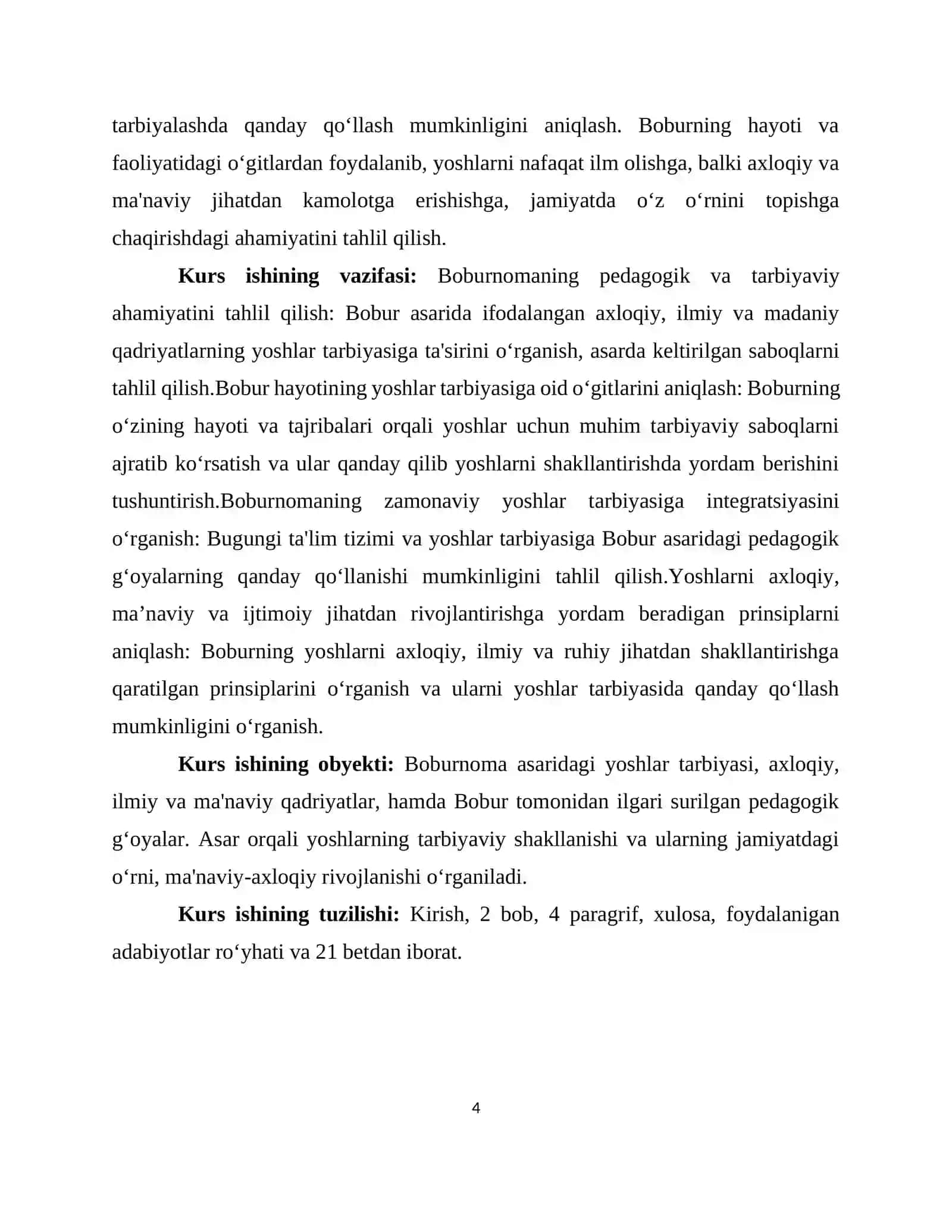 “Boburnoma”uning tarbiyaviy ahamiyati 4