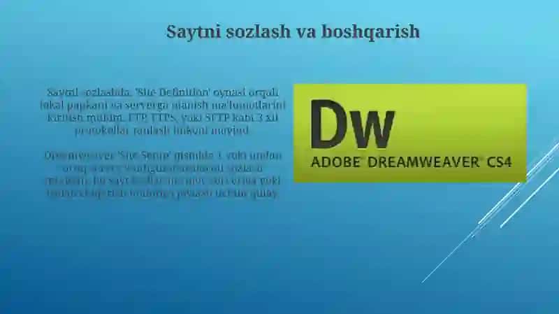 Adobe Dreamweaver 4
