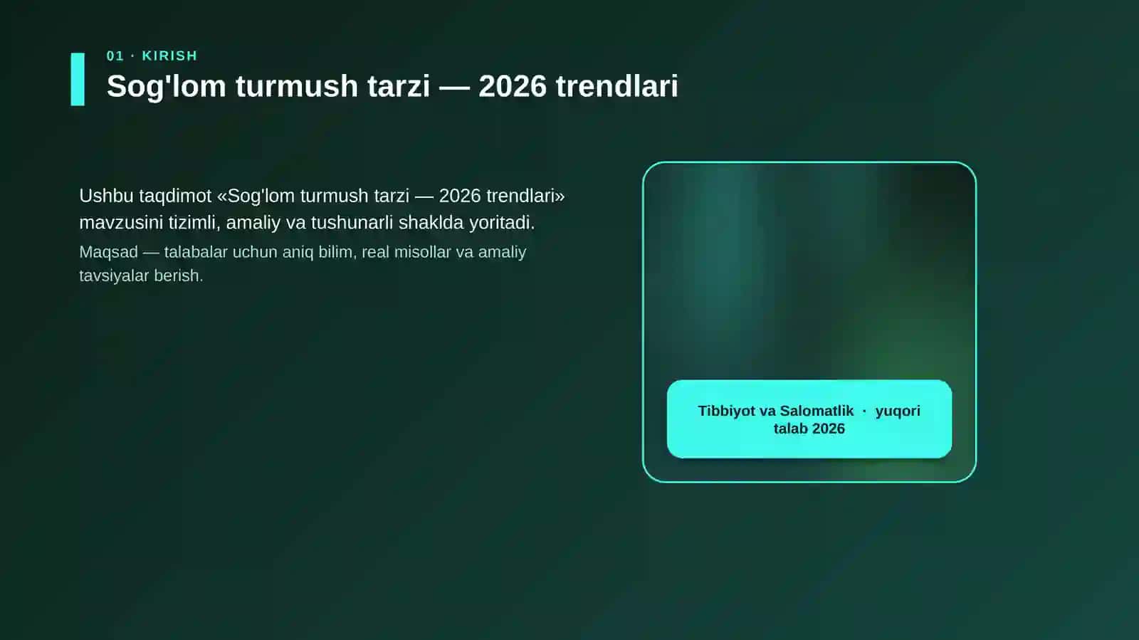 Sog'lom turmush tarzi — 2026 trendlari 4