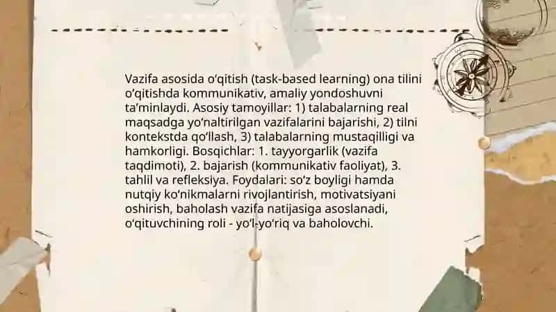 Kommunikativ yondashuv ona tilini oʻqitishda 4