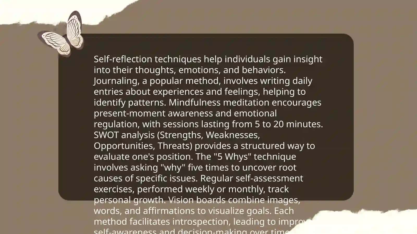 Learning self assessment ability 4