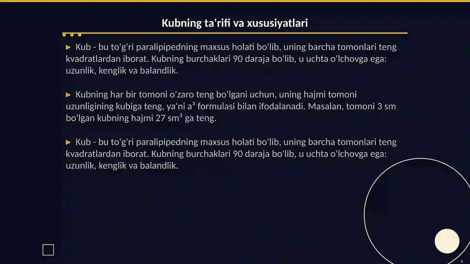 Paralipiped va kub 4