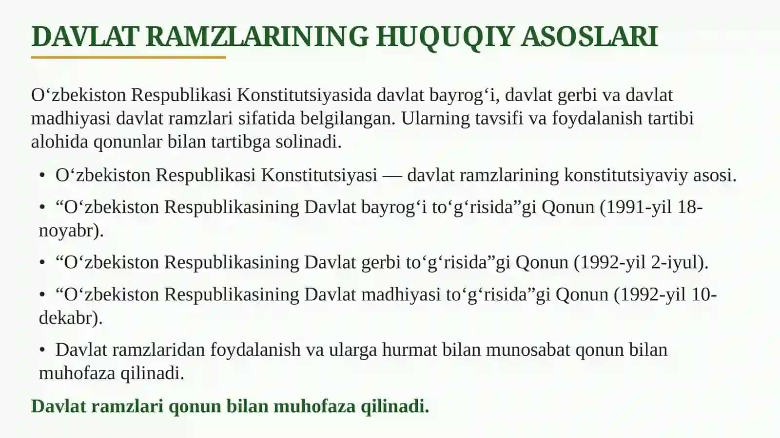 O'zbekiston Respublikasi davlat ramzlari 4