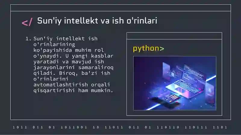 Suniy Intellekt (AI) 4