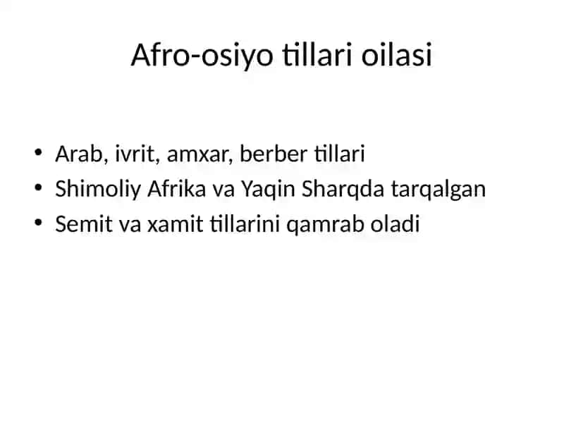 Til oilalari 4