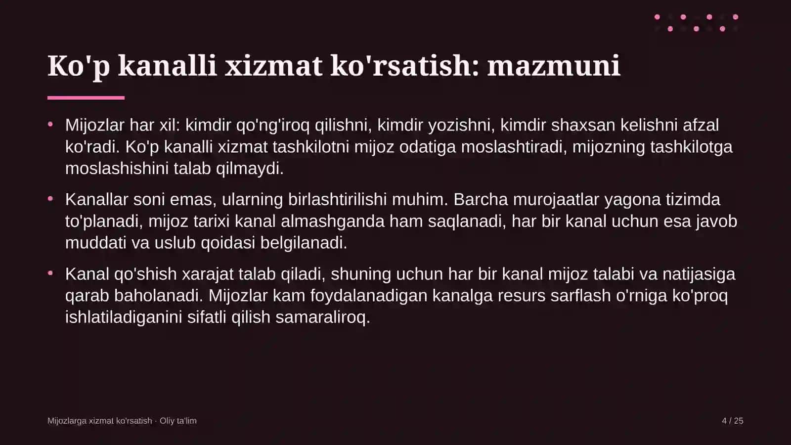 spa salonlarda ko'p kanalli xizmat ko'rsatishni yo'lga qo'yish 3207 4