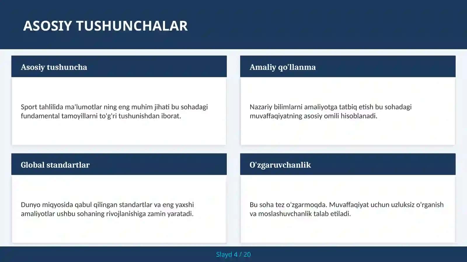 Sport tahilida ma'lumotlar 4