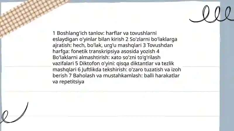 Imloviy savodxonlikni oshirish 4