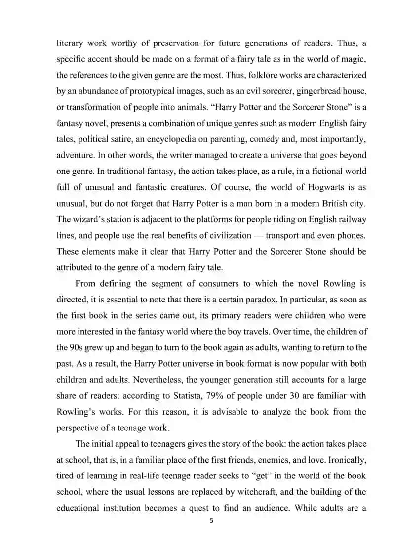 BRITISH FANTASY FICTION IN 20TH CENTURY (J.K.ROWLING) 4