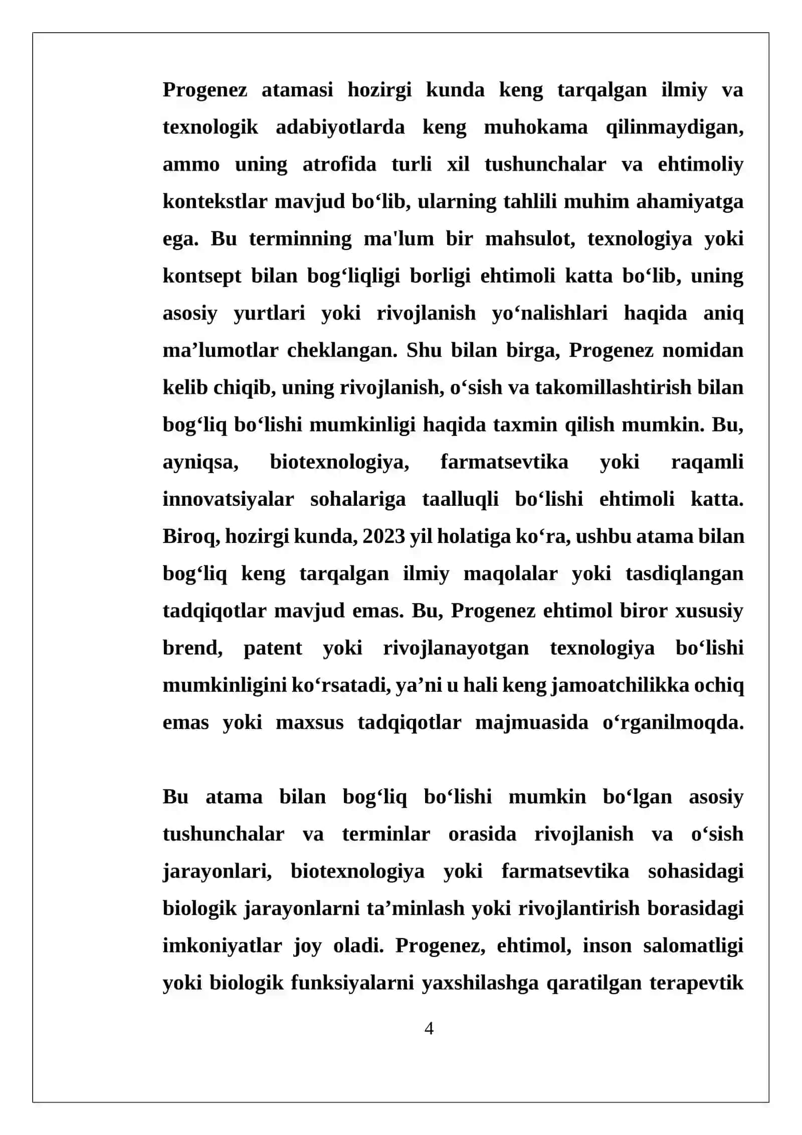 PROGENEZ 4