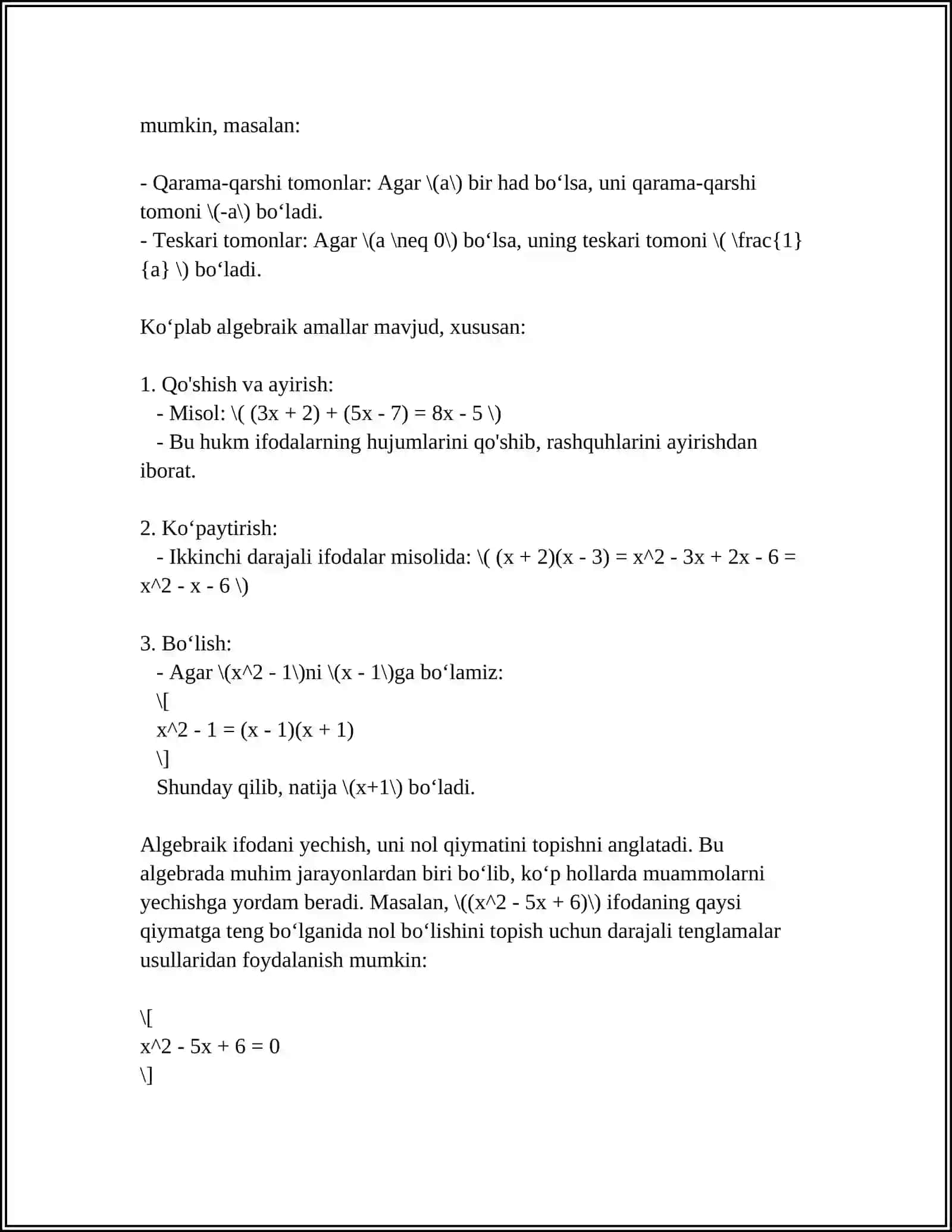 MATEMATIKA ETYUDLARI 4