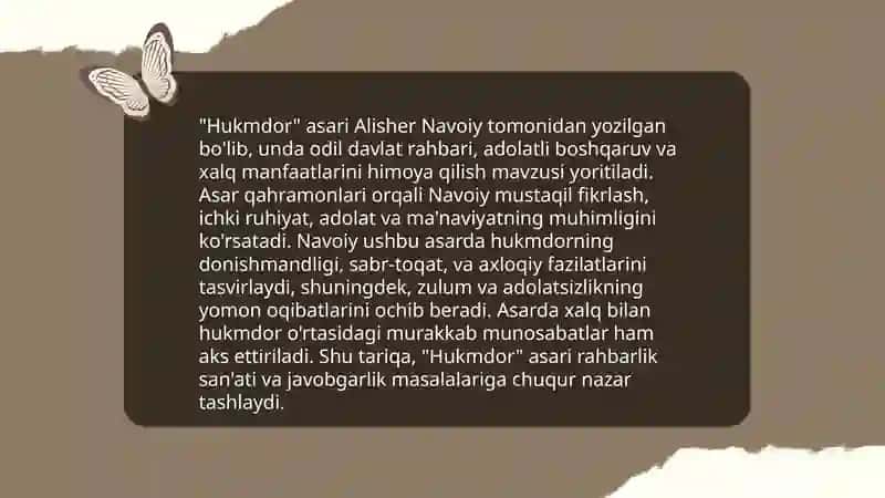 Hukmdor asari 4