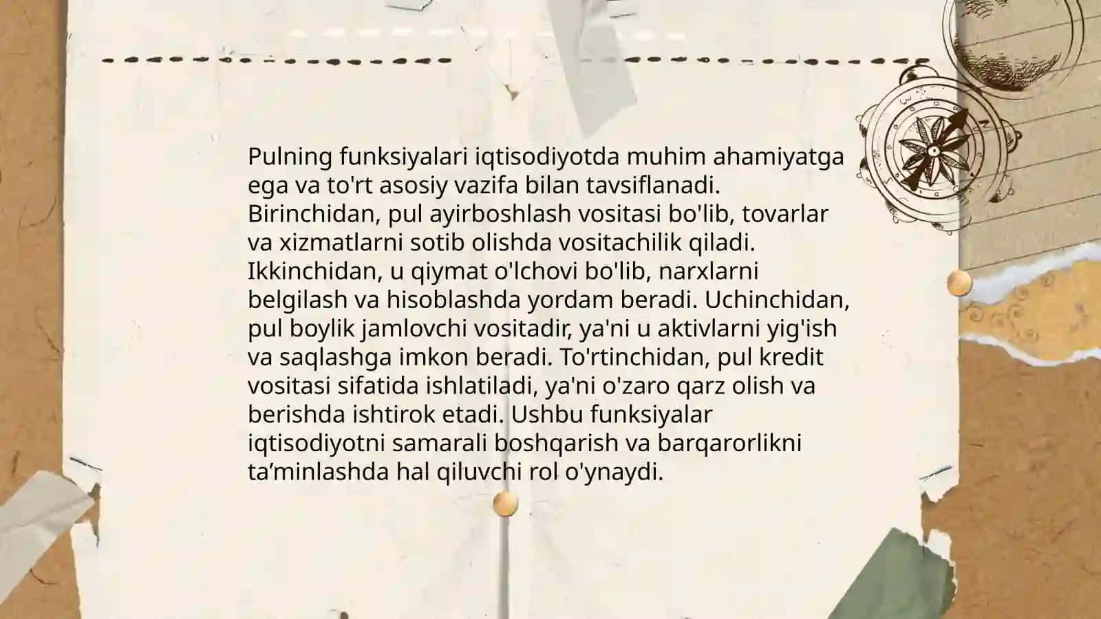 Pul tizimi va uning evalutsiyasi 4