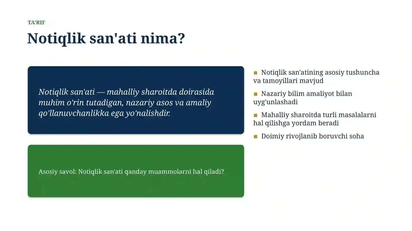 Notiqlik san'ati 4