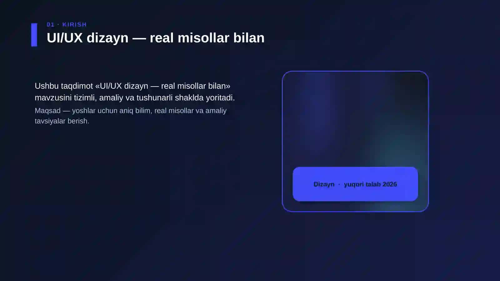 UI/UX dizayn — real misollar bilan 4