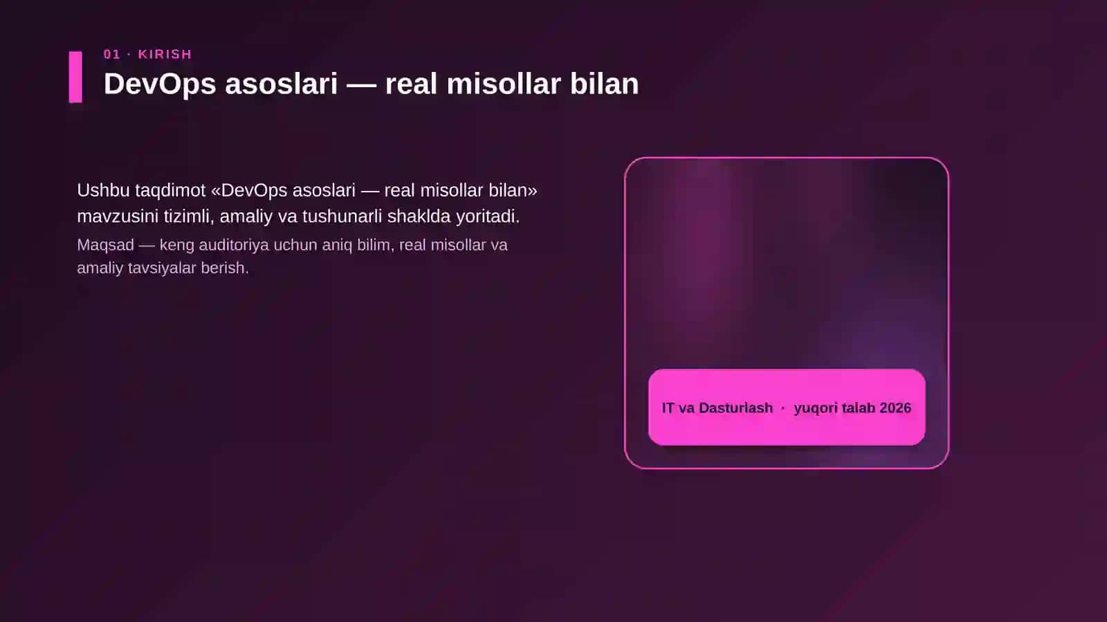 DevOps asoslari — real misollar bilan 4