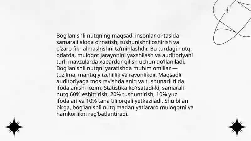 Bog‘lanishli nutq va uni o‘stirish vazifalari 4