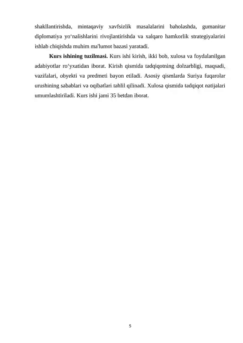SURIYADA FUQAROLAR URUSHI: SABABLAR VA OQIBATLAR 4