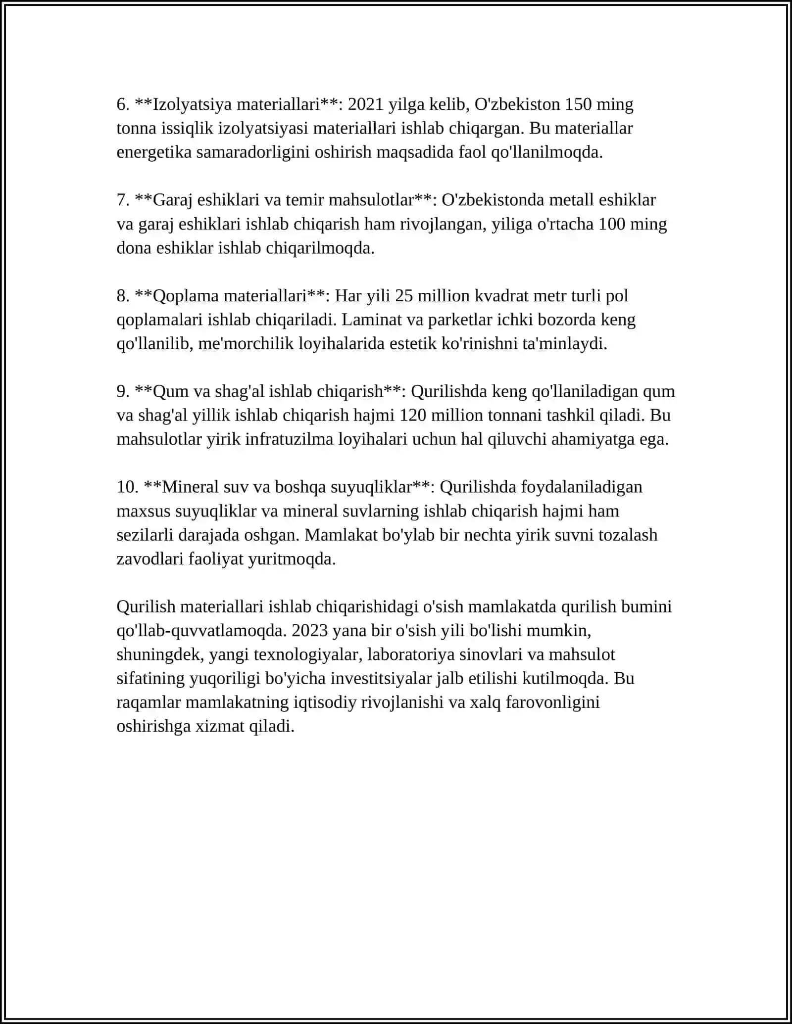 MUSTAQIL ISH Mavzu: QURULISH KOMLEKSI SOHASIDA TADBIRKORLIK FAOLIYATINING HUSUSIYATLARI 4
