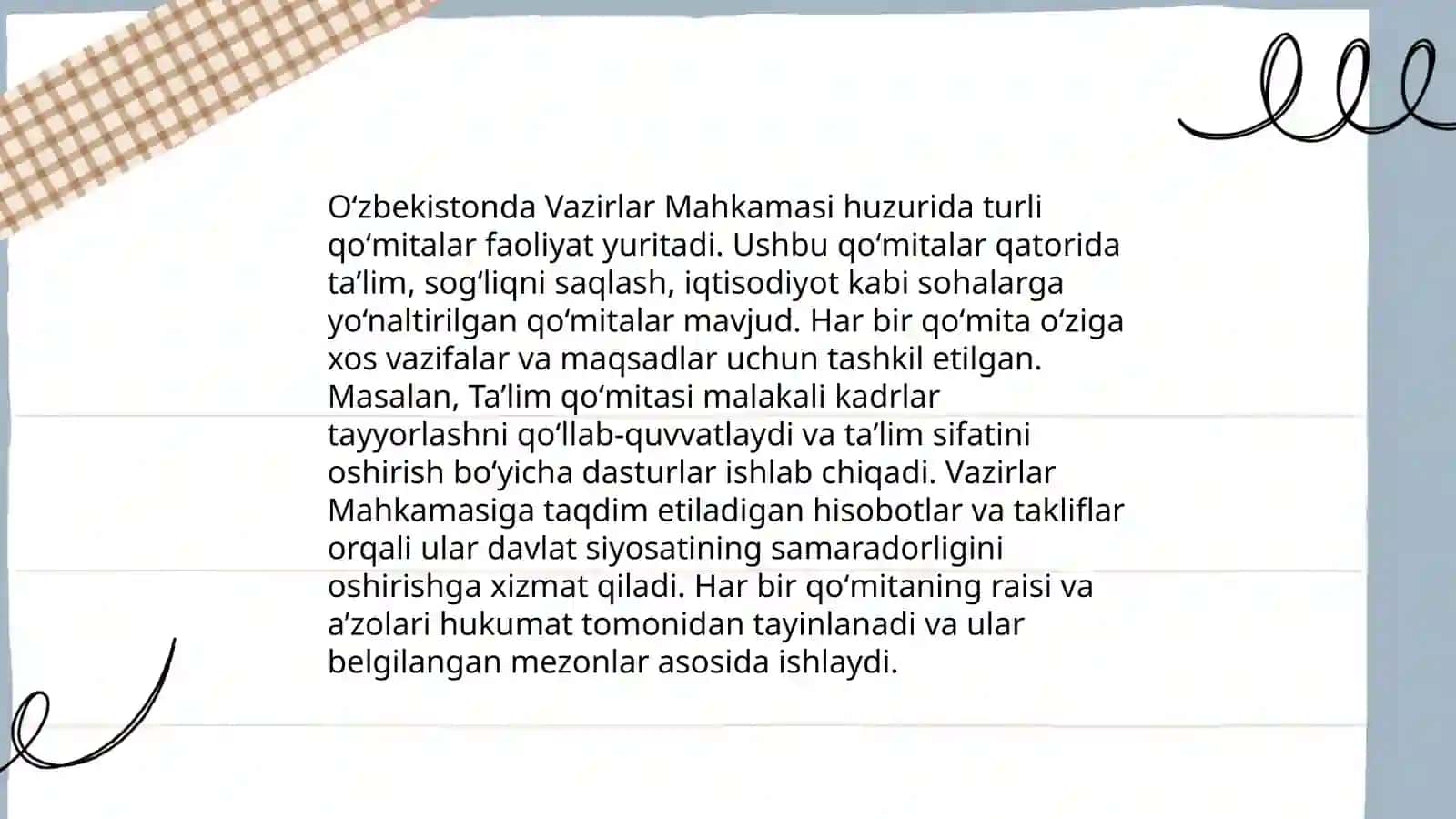 Oʻzbekiston Respublikasi Vazirlar Mahkamasi 4