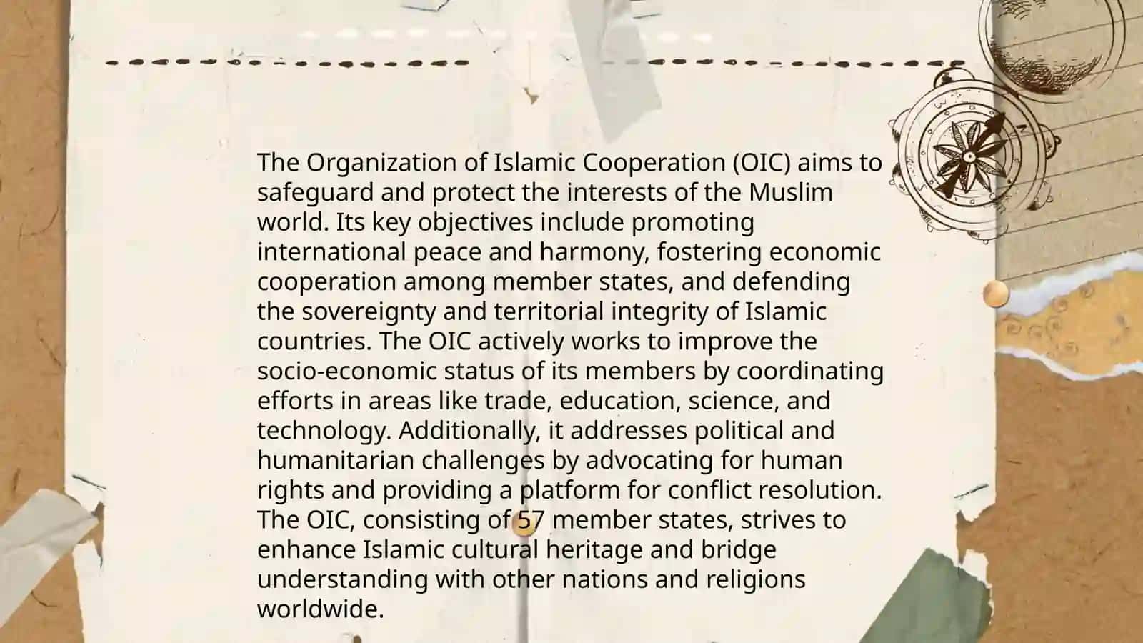The organization of Islamic cooperation 4