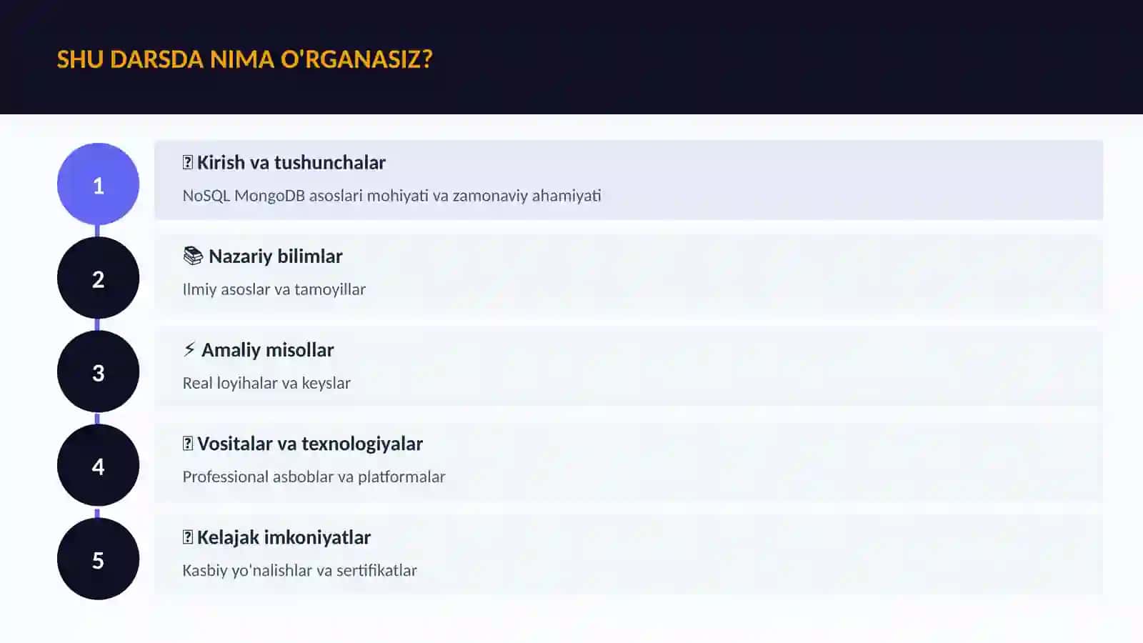 NoSQL MongoDB asoslari 4