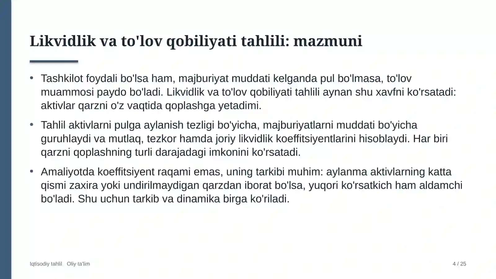 baliqchilik xo'jaliklarida likvidlik va to'lov qobiliyati tahlili 3588 4