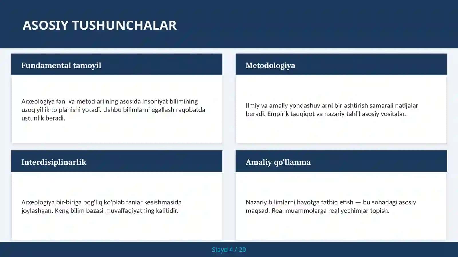 ARXEOLOGIYA FANI VA METODLARI 4